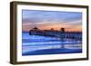 Imperial Beach Pier at Twilight, San Diego, Southern California, USA-Stuart Westmorland-Framed Photographic Print