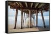 Imperial Beach Pier-Lee Peterson-Framed Stretched Canvas