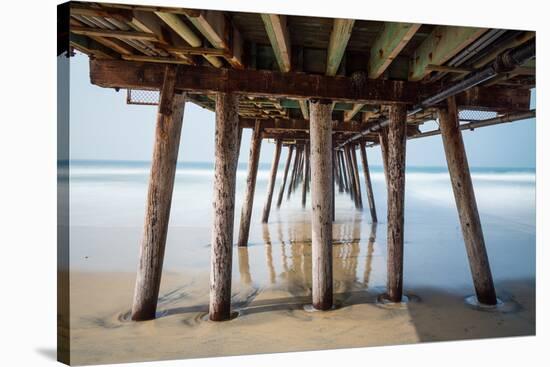 Imperial Beach Pier-Lee Peterson-Stretched Canvas