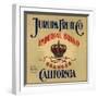 Imperial Brand - Riverside, California - Citrus Crate Label-Lantern Press-Framed Art Print