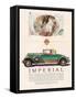 Imperial chrysler, Magazine Advertisement, USA, 1929-null-Framed Stretched Canvas