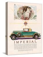 Imperial chrysler, Magazine Advertisement, USA, 1929-null-Stretched Canvas