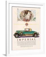 Imperial chrysler, Magazine Advertisement, USA, 1929-null-Framed Giclee Print