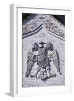 Imperial Coat of Arms in Stone, Pushkin-null-Framed Giclee Print