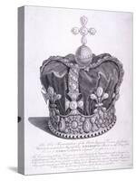 Imperial Crown of State Worn by King George III on His Coronation, 1763-Edward Rooker-Stretched Canvas