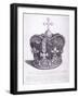 Imperial Crown of State Worn by King George III on His Coronation, 1763-Edward Rooker-Framed Giclee Print