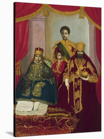 Imperial Family of Haile Selassie I-null-Stretched Canvas