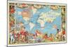 Imperial Federation Showing the Map of the World, British Empire, by Captain JC Colombo, C.1886-null-Mounted Giclee Print