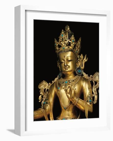 Imperial Figure of Avalokiteshvara-null-Framed Giclee Print
