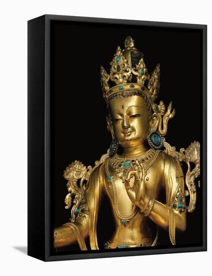 Imperial Figure of Avalokiteshvara-null-Framed Stretched Canvas