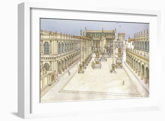 Imperial Forum, Rome-Fernando Aznar Cenamor-Framed Giclee Print