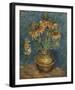 Imperial Fritillaries in a Copper Vase-Vincent Van Gogh-Framed Giclee Print