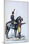 Imperial Gendarmerie of Paris, 1813-A Lemercier-Mounted Giclee Print