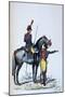 Imperial Gendarmerie of Paris, 1813-A Lemercier-Mounted Giclee Print