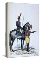 Imperial Gendarmerie of Paris, 1813-A Lemercier-Stretched Canvas