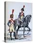 Imperial Gendarmerie of Paris, 1813-A Lemercier-Stretched Canvas