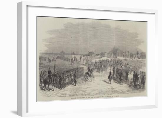 Imperial Head-Quarters at the Camp at Chalons-null-Framed Giclee Print