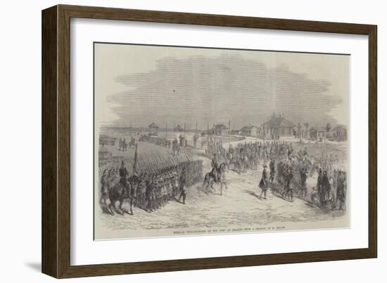 Imperial Head-Quarters at the Camp at Chalons-null-Framed Giclee Print