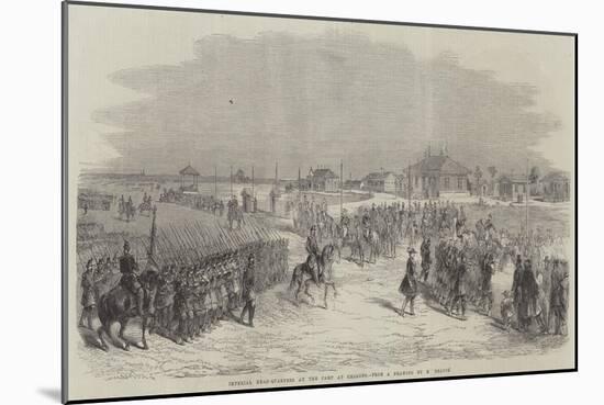 Imperial Head-Quarters at the Camp at Chalons-null-Mounted Giclee Print