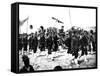 Imperial Japanese Procession, 1900-null-Framed Stretched Canvas