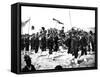 Imperial Japanese Procession, 1900-null-Framed Stretched Canvas