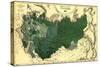 Imperial Map of Russia - 1890-null-Stretched Canvas