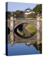 Imperial Palace and the Decorative Niju-Bashi Bridge, Tokyo, Honshu, Japan-Gavin Hellier-Stretched Canvas