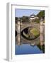 Imperial Palace and the Decorative Niju-Bashi Bridge, Tokyo, Honshu, Japan-Gavin Hellier-Framed Photographic Print