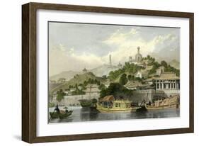 Imperial Palace Gardens-Thomas Allom-Framed Premium Giclee Print