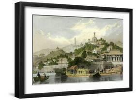 Imperial Palace Gardens-Thomas Allom-Framed Premium Giclee Print