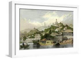 Imperial Palace Gardens-Thomas Allom-Framed Premium Giclee Print