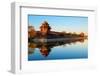 Imperial Palace over Lake in the Morning in Beijing.-Songquan Deng-Framed Photographic Print