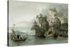 Imperial Palace Tseaou Shan-Thomas Allom-Stretched Canvas