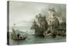 Imperial Palace Tseaou Shan-Thomas Allom-Stretched Canvas