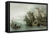 Imperial Palace Tseaou Shan-Thomas Allom-Framed Stretched Canvas