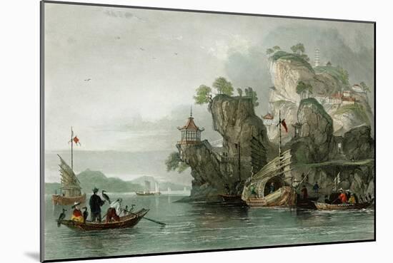 Imperial Palace Tseaou Shan-Thomas Allom-Mounted Art Print