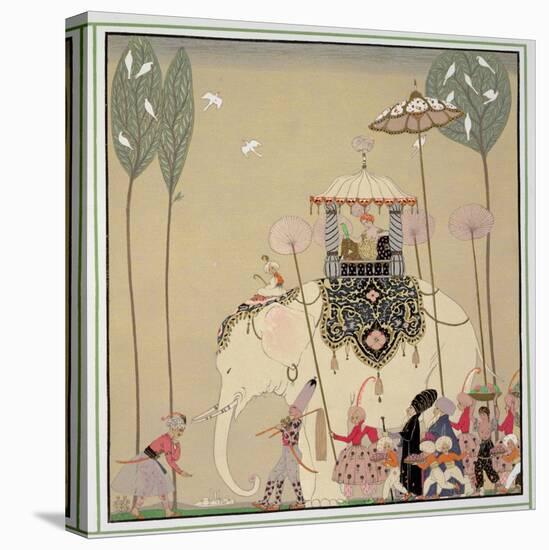 Imperial Procession-Georges Barbier-Stretched Canvas