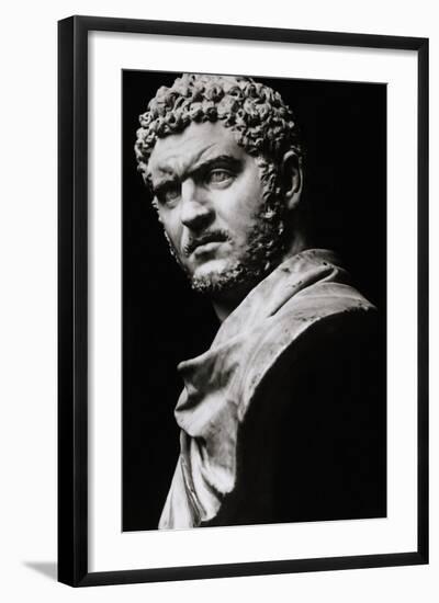 Imperial Roman Bust of Emperor Caracalla-null-Framed Photographic Print