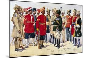 Imperial Service Troops, Illustration from 'Armies of India' by Major G.F. MacMunn, Published in…-Alfred Crowdy Lovett-Mounted Giclee Print