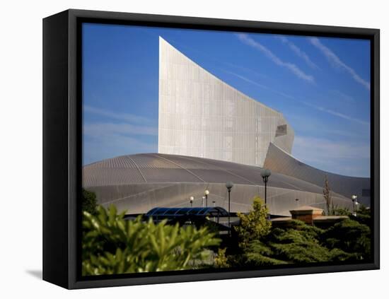 Imperial War Museum North, Trafford Wharf Road, Manchester, England, United Kingdom, Europe-Richardson Peter-Framed Stretched Canvas