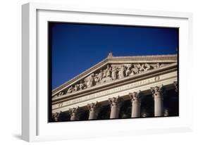 Imperial Washington Portfolio, DC Views, 1952: Archives of United States of America Facade Detail-Walker Evans-Framed Photographic Print