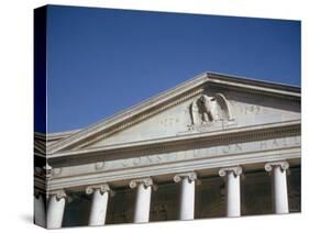 Imperial Washington Portfolio, DC Views, 1952: Constitution Hall Facade Detail-Walker Evans-Stretched Canvas
