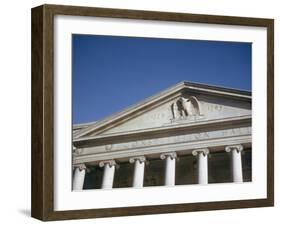 Imperial Washington Portfolio, DC Views, 1952: Constitution Hall Facade Detail-Walker Evans-Framed Photographic Print