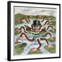 Imperialism Cartoon, 1882-null-Framed Giclee Print