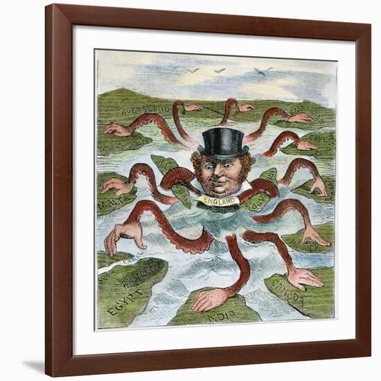 Imperialism Cartoon, 1882-null-Framed Giclee Print