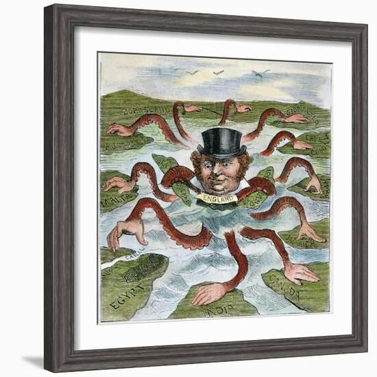 Imperialism Cartoon, 1882-null-Framed Giclee Print