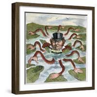 Imperialism Cartoon, 1882-null-Framed Giclee Print