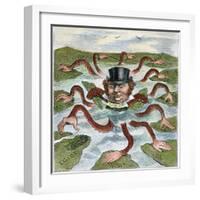 Imperialism Cartoon, 1882-null-Framed Giclee Print