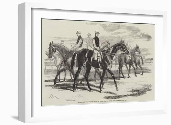 Imperieuse, the Winner of the St Leger Stakes, at the Doncaster Meeting, 1857-Harry Hall-Framed Giclee Print