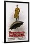 Impermeabili Moretti Umbrella Poster-Leopoldo Metlicovitz-Framed Giclee Print